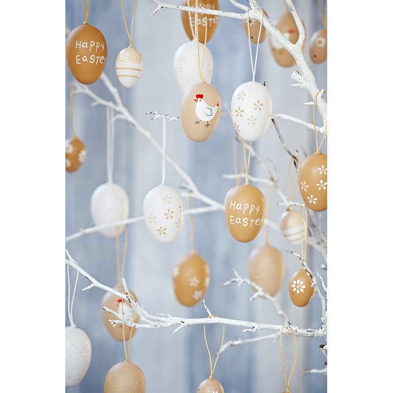 Heitmann Decorative Hanging Eggs, Easter Eggs, Colourful, Patterned