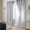 TOWN & COUNTRY LUXE Talia Double Layer Indoor Curtains, Sheer