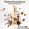 Single Serving Hazelnut Syrup Packets for Coffee and Cocktails -
