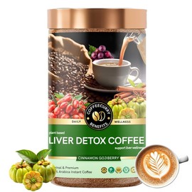 COFFEECURRY Liver Support Coffee (65 Grams, 1 Month Pack) - For Liver and Overall Wellness | Herbs Powered Instant Coffee