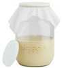 kitchentoolz Extra Large Sourdough Starter Jar - 1 Gallon Wide