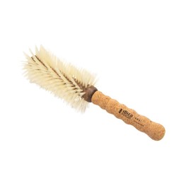 Ibiza Hair B8 Large Round Brush | 70mm Barrel for Volume & Smooth Finish | Blonde Boar Bristles Add Shine | Ideal for Fine or Curly Hair