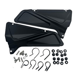 [Deepa Ribusu] Rebel 250 Rebel 500 Engine Cover, Black, Side Cover, General Purpose, Square Shape, Made of ABS, Custom Parts, Compatible with Rebel250, Rebel500
