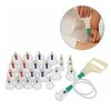 12 Cups Professional Chinese Cupping Set Silicone Vacuum Cupping Kit