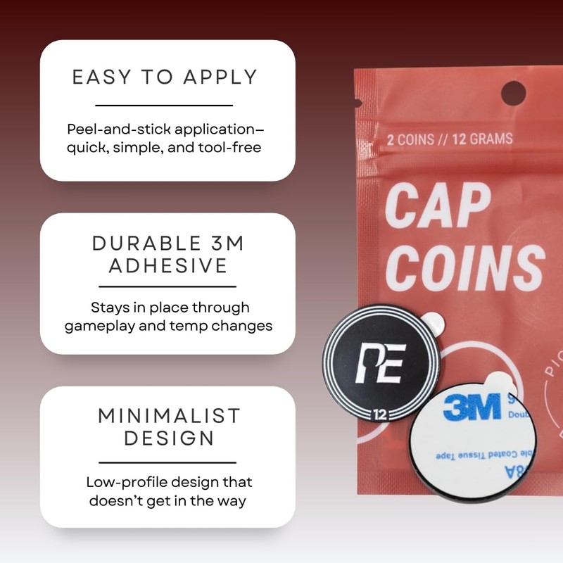 Cap Coins Weighted Paddle Counterbalance – Enhances Hand Speed and