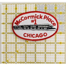 McCormick Place Convention Center Chicago Iron On Patch Vintage McCormick Place Convention Center #1 Iron On Patch Chicago
