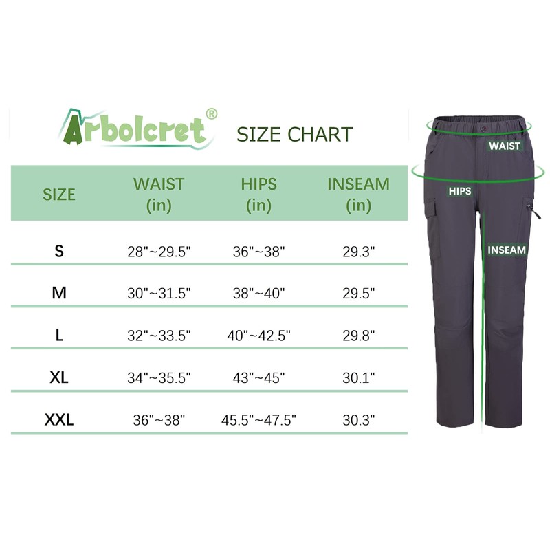 Women's Outdoor Hiking Pants Cargo Pockets Athletic Pants Quick Dry