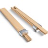 Maitys 2 Pcs Wood Drawer Slides Bottom Mount Classic 22