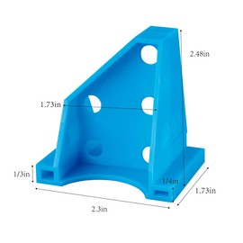 Upgraded Flooring Spacers Kit with 1/4” & 1/3” Gap - Wood Floor Install Tool for Laminate, Vinyl Plank Flooring Installation(40, Blue, 1/3-1/4)