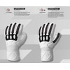 uhlsport Goalkeeper Gloves 101105802 Man, Mens, 101105802, Gris Foncé/Rouge Fluo/Blanc,