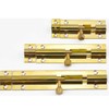 2pcs Door Bolt Brass Barrel Slide Lock with Screws for
