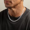 Rajputana 50th Birthday Gifts for Men,5mm Thick Cuban Silver Chain