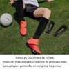 3 Piezas Espinilleras de Futbol，Calcetines Deportivos Antideslizantes，Calcetines de Futbol para