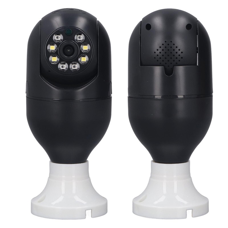 Light Bulb Security Camera Wireless Wifi Video Intercom E27 Infrared