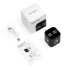 AMIR Cube digital timer - Multi Rotation Visual Timer with