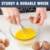 Eddeas Mini whisk, Small Whisk 2 Pieces, 5in and 7in