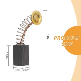 4 Pack 126984 Carbon Brush with Spring for Miller Welder Arc Welding Equipment Replacement Parts