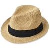 EdgeCity Men’s Straw Hat, Foldable, Large Size. -