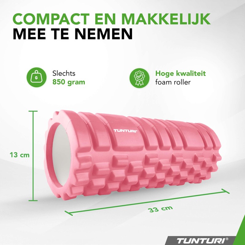 Tunturi Yoga Grid Foam Roller - Back Spine Roller -