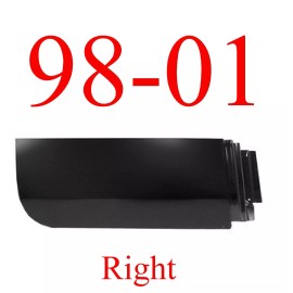 Aftermarket Products Fits 98 01 Dodge Right Rear Quad Cab Lower Door Skin, Truck Club Cab 4 Door Ram