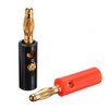 UP to 40Pcs Black Red Connector 4mm Gold Plated Banana