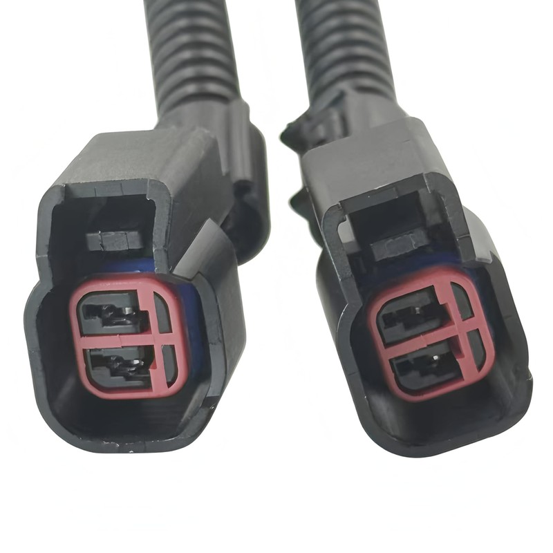 2PCS Fuel Injector Pigtail Harness - Compatible with Polaris Ranger