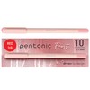 Pentonic Ballpoint Pens, 10 Count, Frosted Pale Pink Barrel with