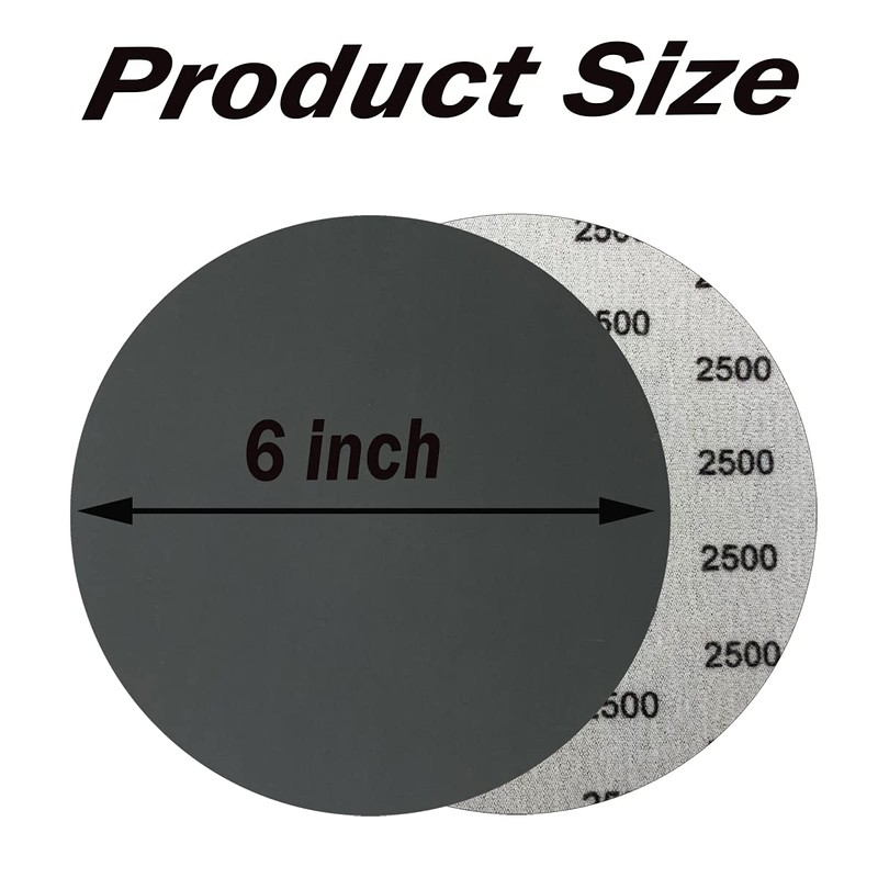 AutKerige 2500 Grit Wet Dry Sandpaper, 25 PCS 6 Inch