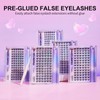 FYB Self-Adhesive Eyelashes Kit, Press On False Eyelashes, Pre-Glued False