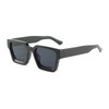 YUELUQU Retro Rectangular Sunglasses Large Square Chunky for Men Women