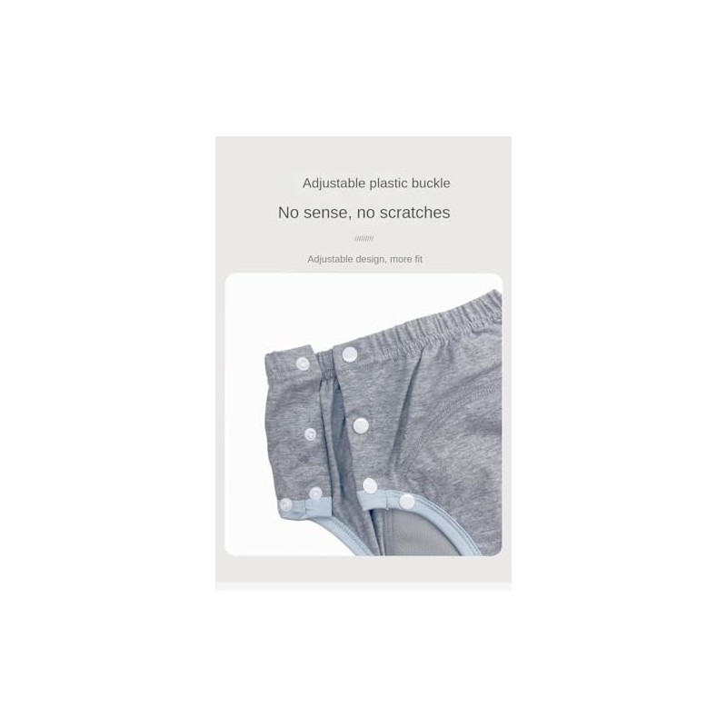 Cotton Incontinence Pants for Adults: Washable, Breathable, Adjustable Leak-Proof Underwear