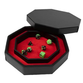 rollet Leather Cube Board with Lid