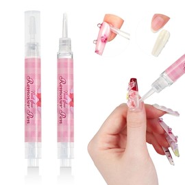Sun&Beam Nails Nail Remover, Nail Off Pen, Set of 2, Gummy Tape, Nail Glue, Vitamin E Formulated for Nails Friendly and Won't Damage Nails