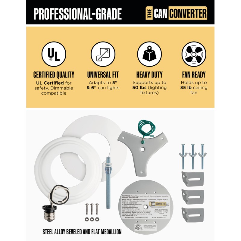 The Can Converter R56 Recessed Can Light Conversion Kit w/