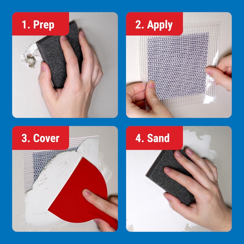 MaxPatch® 4 in. x 4 in. Aluminum Self-Adhesive Wall Repair