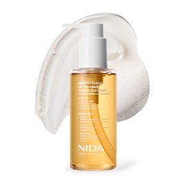 NIDA Limpiador doble de aceite a espuma Perfect Clear™ | Aceite de jojoba, aceite de árbol de té, extracto de arroz | Ideal para impurezas diarias, exceso de sebo, limpieza de poros, puntos negros