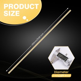 Fox Alloy 40pcs Brass Brazing Rods HS221 1/2 LB Diameter 5/64" Round Bare Bronze Brazing Rods Self Fluxing Welding Sticks for TIG MAPP Propane Torch Arc Pipes for Projects Crafting and Modeling