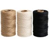 Natural Jute and Cotton Twine Bundle for Crafts and Home