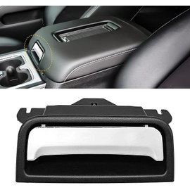 Icyhaws Center Console Latch, Silver Plate Armrest Lid Lock Compatible with Chevy Silverado Suburban Tahoe 2014-2020, Replace# 22861304 22792217 Center Console Cover Lock