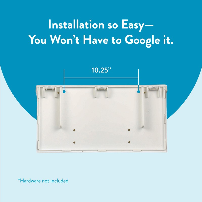 Architectural Mailboxes Windsor™ Wall-Mounted Mailbox for Outside, Rust-Proof Plastic Small