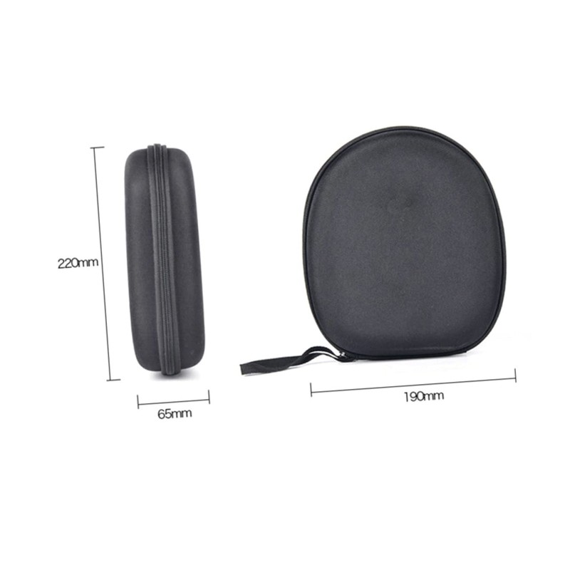 jojofuny Eva Portable Headphone Storage Bag Earphone Organizer Case for