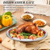 CYEAH 6 Pcs Stainless Steel Oval Platter, Heavy Duty Sizzling