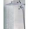 G-Promise All Metal 12 Inches Rainfall Shower Head with Handheld
