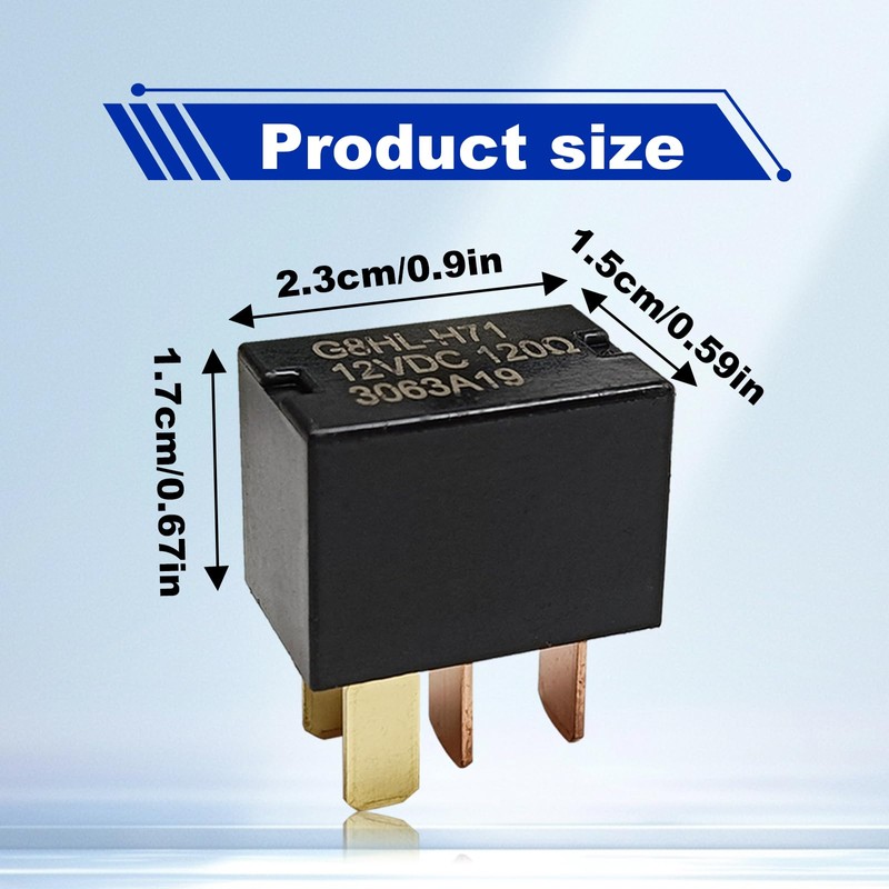 Pleoos 4 Pack G8HL-H71 AC and Starter Relay 39794-SDA-A03 39794-SDA-A05