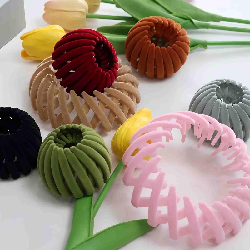 Pinzas para el cabello con forma de nido de pájaro,
