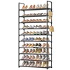 Kitsure Shoe Rack for Closet - 10-Tier Shoe Organizer with