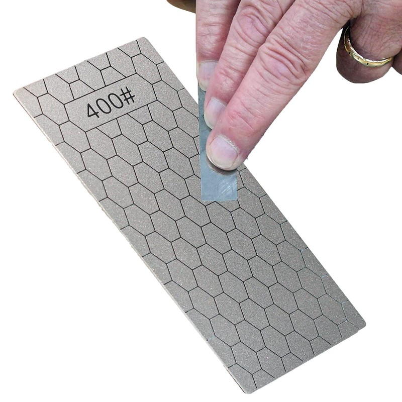 Jewboer 5 Pieces Diamond Sharpening Stone Set,Diamond Lapping Plate Coarse/Medium/Fine