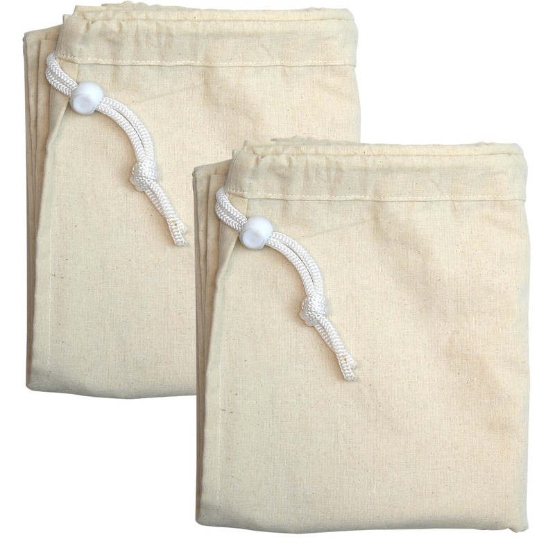 Simple Houseware Extra Large Natural Cotton Laundry Bag, Beige (28"