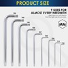 CCLIFE Torx Allen Key Set T10-T50 9-Piece Allen Key Set