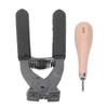 Leather Silent Pliers 4mm 2 Teeth Leather Pliers Rhombus Awl